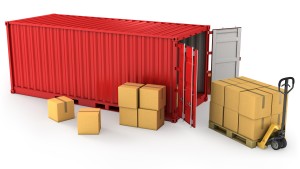 Chargement des containers